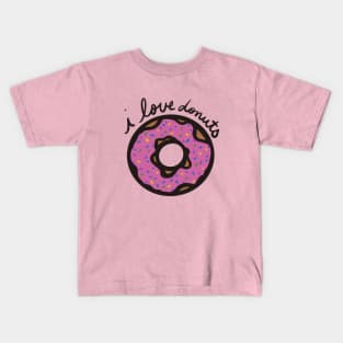 I Love donuts Kids T-Shirt